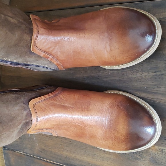 ROAN Suze Suede Leather Boot Sz 6.5 - Picture 5 of 10